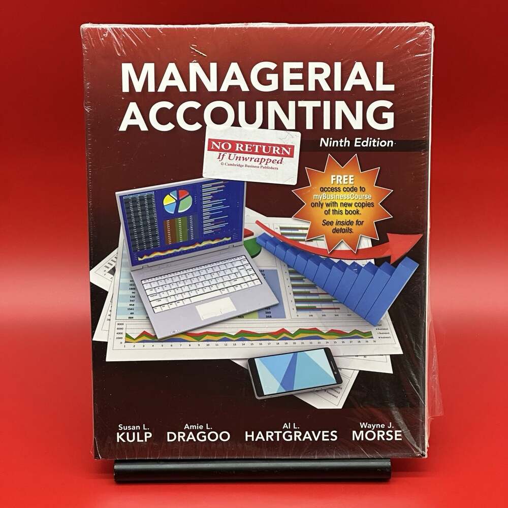 Managerial Accounting Ninth Edition (Paperback, Cambridge Business) - Torn Seal!